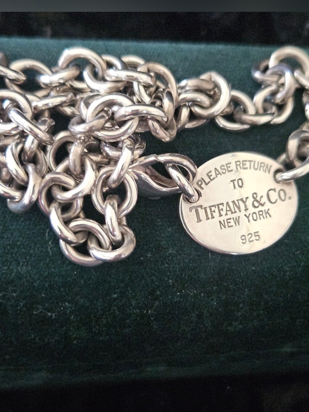 TIFFANY & CO. NECKLACE, VINTAGE Tiffany NECKLACE. 925 Sterling Silver Authenic